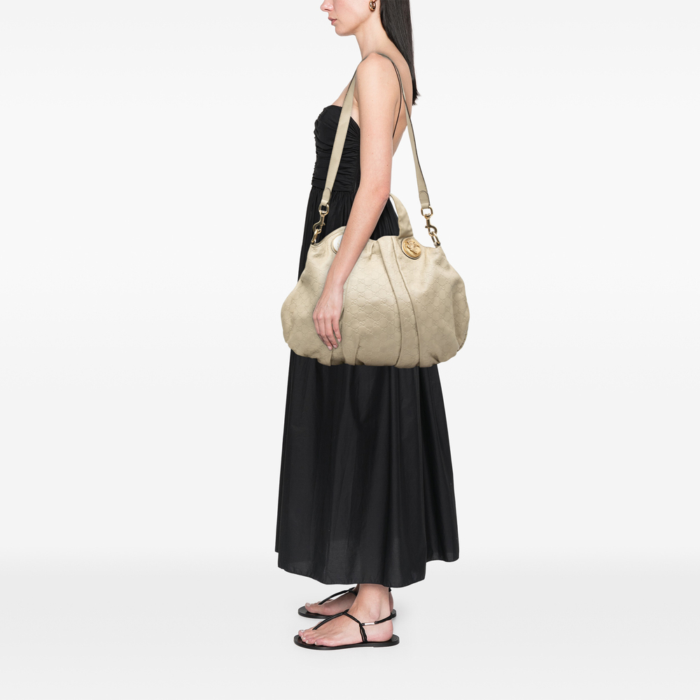 Pre-Loved Gucci Large Guccissima Hysteria Satchel - Picture 7 of 7